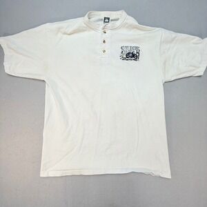 Vintage Sturgis‎ South Dakota 2001 Motorcycle Rally Button T-Shirt Large